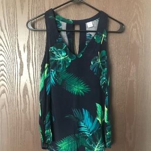 Old Navy XS palm tank top